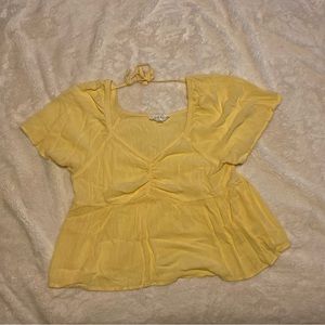 Hippie Rose yellow medium blouse
